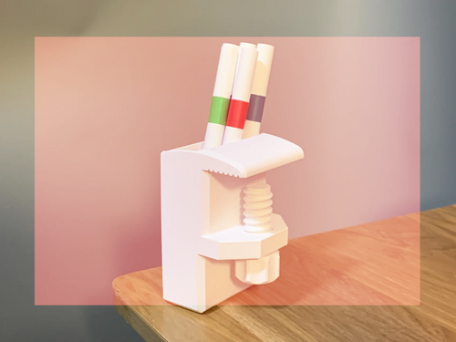 Clamp-On Pen Stand