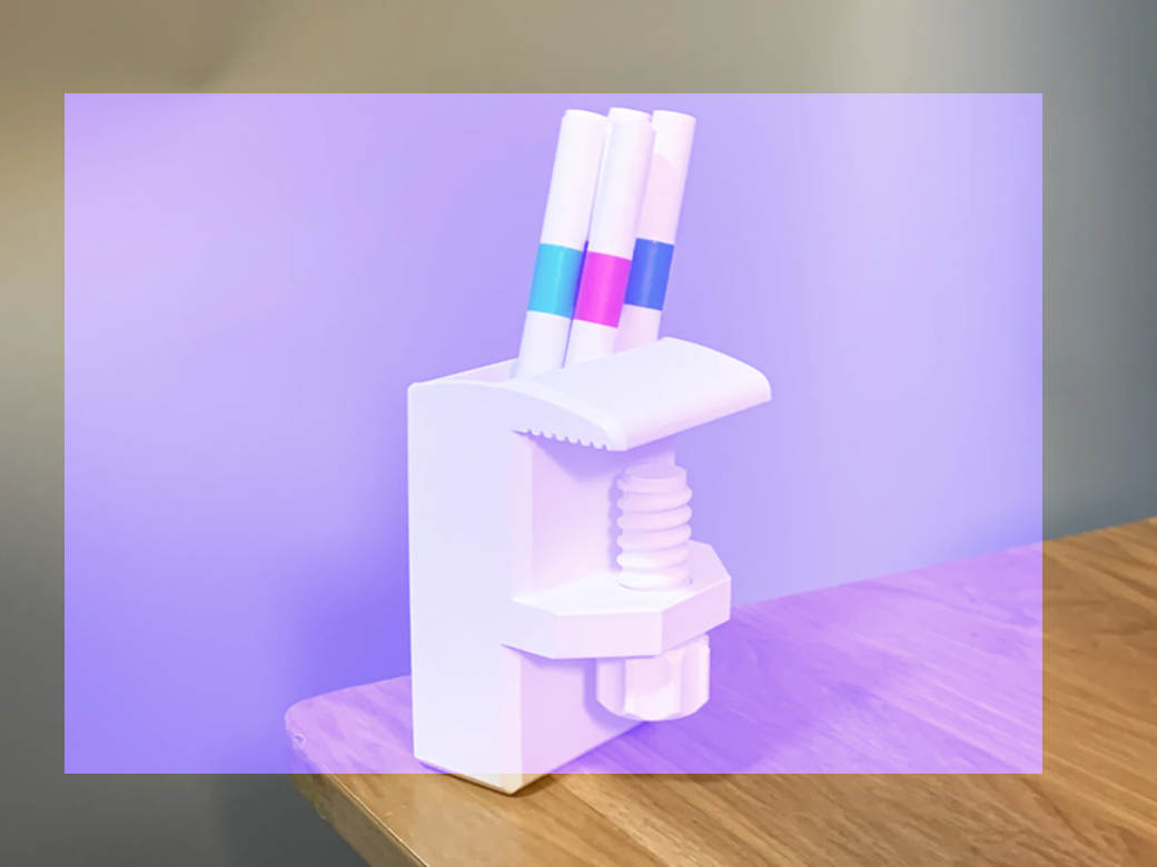 Clamp-On Pen Stand