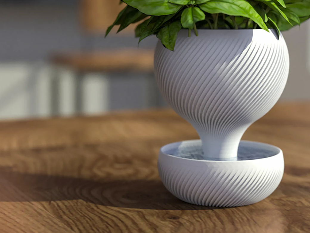 Self-Watering Desk Planter