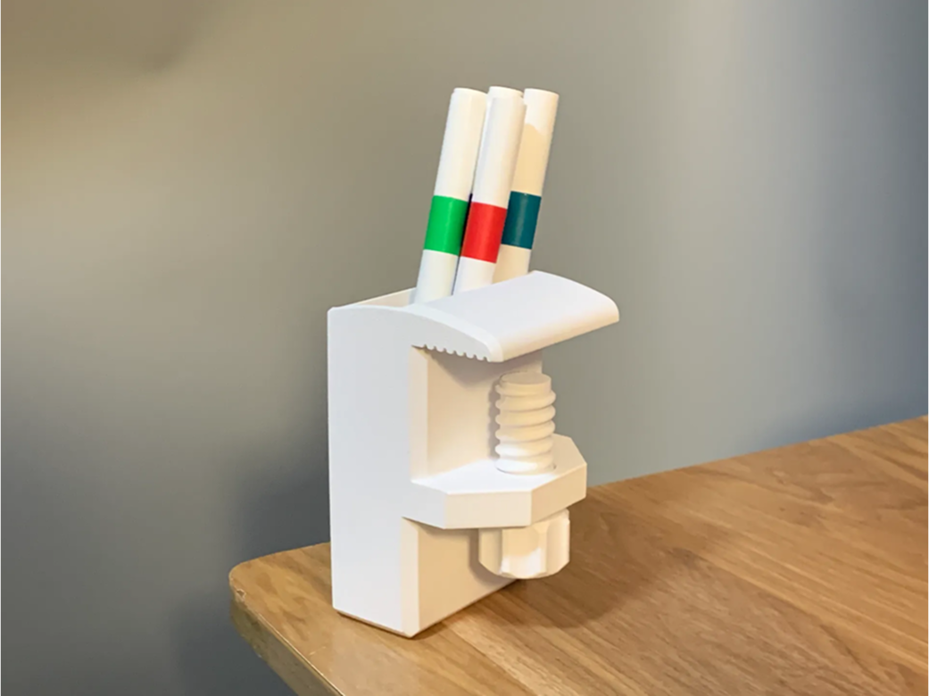 Clamp-On Pen Stand